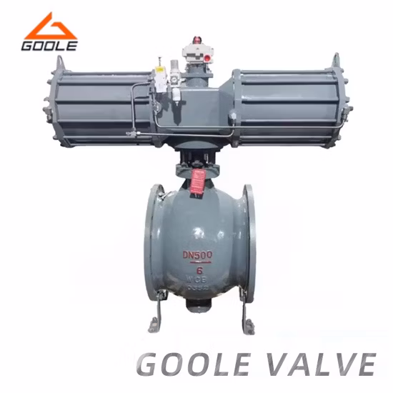 3PC 空気圧制御鍛造鋼フランジタップボールバルブ Lf2/A105/F304