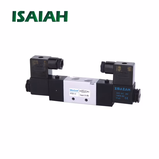 2ポジション5方電磁弁 ダブルヘッドシリーズ 空気圧電動バルブ DC24V、220V